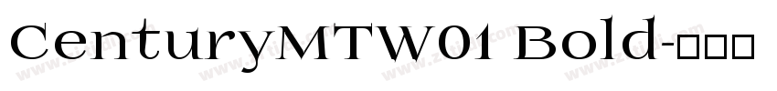 CenturyMTW01 Bold字体转换